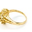 Ring  Cocktail .60ctw Round & Baguette  .21ct Emerald  18ky sz6 224110151