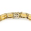 Bracelet .05ctw Round Diamonds 14ktt Retro 7" 8.2mm 9.9g 224113754