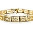 Bracelet .05ctw Round Diamonds 14ktt Retro 7" 8.2mm 9.9g 224113754