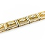 Bracelet .05ctw Round Diamonds 14ktt Retro 7" 8.2mm 9.9g 224113754