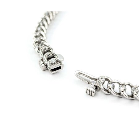 Bracelet 1.65ctw Round Diamonds Tennis 14kw 6.9" 4.9mm 224113001