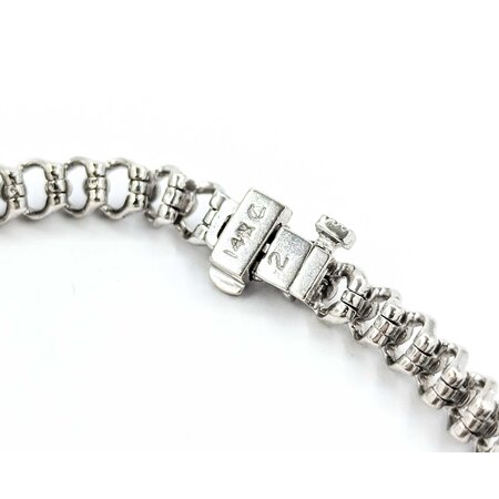 Bracelet 1.65ctw Round Diamonds Tennis 14kw 6.9" 4.9mm 224113001