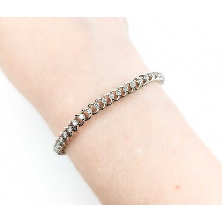 Bracelet 1.65ctw Round Diamonds Tennis 14kw 6.9" 4.9mm 224113001