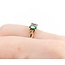 Ring .06ctw Round Diamonds 1.24ctw Emerald 14ky sz7 224110162