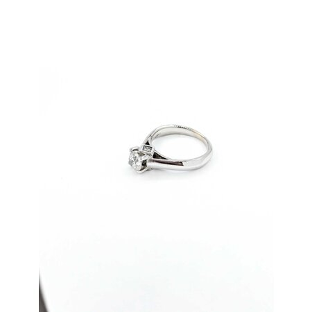 Ring Engagement Peek A Boo .86ct Round Diamond .20ctw Diamonds 14kw 224110301
