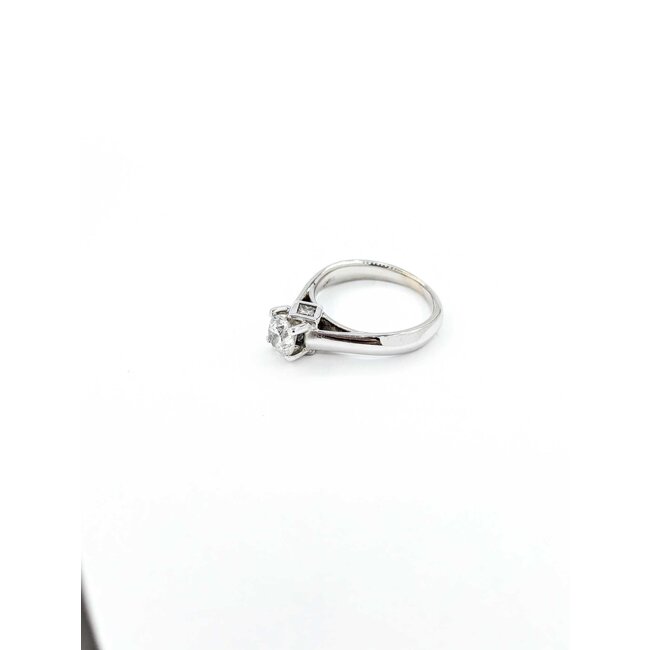 Ring Engagement Peek A Boo .86ct Round Diamond .20ctw Diamonds 14kw 224110301