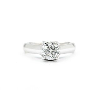 Ring Engagement Peek A Boo .86ct Round Diamond .20ctw Diamonds 14kw 224110301