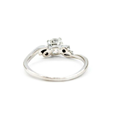 Ring Engagement .55ct Round Diamond .05ctw Diamonds 14kw sz5.5 224100301