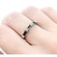 Ring Bar Set .12ctw Round Diamonds .33ctw Sapphire Platinum sz6.5 224110161