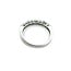 Ring Bar Set .12ctw Round Diamonds .33ctw Sapphire Platinum sz6.5 224110161
