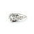 Ring Art Deco .85ct Old European Diamond 18kw sz7.25 224110752