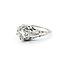 Ring Art Deco .85ct Old European Diamond 18kw sz7.25 224110752