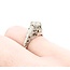 Ring Art Deco .85ct Old European Diamond 18kw sz7.25 224110752