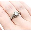 Ring Art Deco .85ct Old European Diamond 18kw sz7.25 224110752