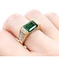 Ring Bar Set .96ctw Round Diamonds 2.68ct Emerald 18ky sz7 224110166