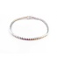 Bracelet 6.5ctw MultiColor Synthetic Sapphire 14kw 7" 3.2mm 124113250