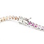 Bracelet 6.5ctw MultiColor Synthetic Sapphire 14kw 7" 3.2mm 124113250