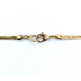  Necklace Diamond Fashion 1.56ctw Round Diamonds Choker 14ky 16.5" 2.4mm 124112002