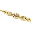 Necklace Diamond Fashion 1.56ctw Round Diamonds Choker 14ky 16.5" 2.4mm 124112002