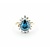 Ring 2.76ct Pear Diamond Halo .52ctw Diamonds 14ky sz5.5 224110012
