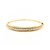 Bracelet Bangle .50ctw Round Diamond Beeded Trim 14ky 6.5" 6mm 224113004