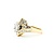 Ring Engagement .75ctw Marquise & Round Diamonds 14ky sz6.5 124110302
