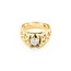Ring Set Engagement Soldered .40ct Round Diamond 14ky sz6 224110305
