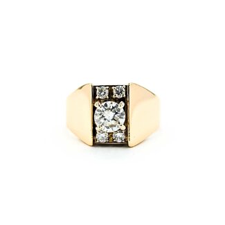 Ring Engagement .70ct Round Diamond .12ctw Diamonds 14ky sz7 224110307