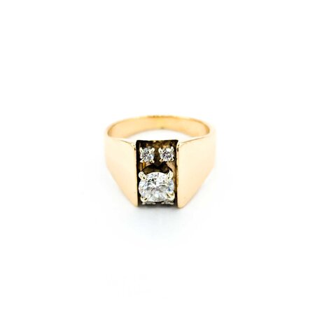 Ring Engagement .70ct Round Diamond .12ctw Diamonds 14ky sz7 224110307