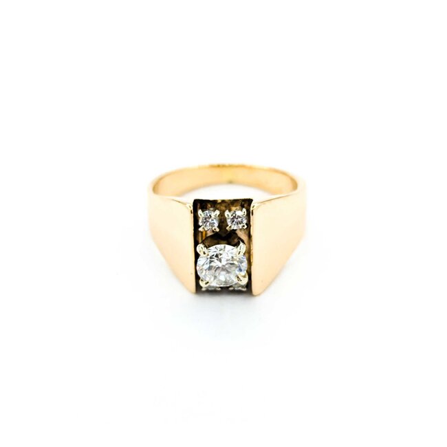 Ring Engagement .70ct Round Diamond .12ctw Diamonds 14ky sz7 224110307