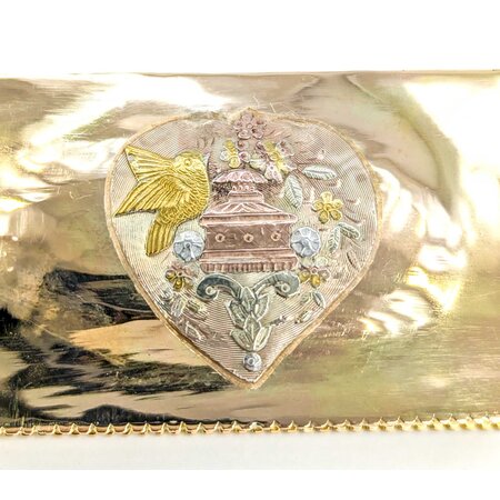 Trinket Box 18ky Bird/Garden Motif 79x43mm 224113755