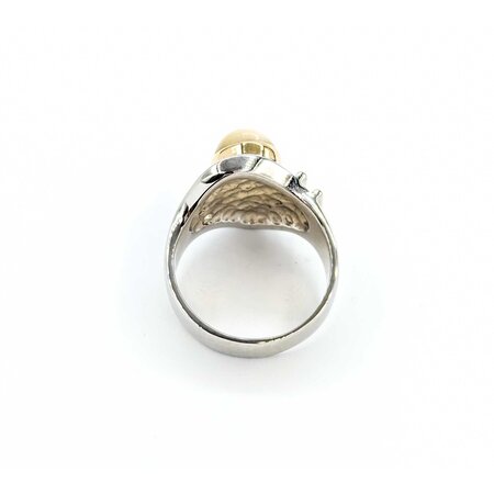 Ring Elk Tooth .50ctw Round Diamonds 14ktt sz12 224110197