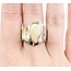 Ring Elk Tooth .50ctw Round Diamonds 14ktt sz12 224110197