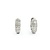 Earrings .50ctw Round Diamonds Huggie Hoop .55x.15"mm 14kw 124114007
