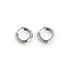 Earrings .50ctw Round Diamonds Huggie Hoop .55x.15"mm 14kw 124114007