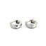 Earrings .50ctw Round Diamonds Huggie Hoop .55x.15"mm 14kw 124114007