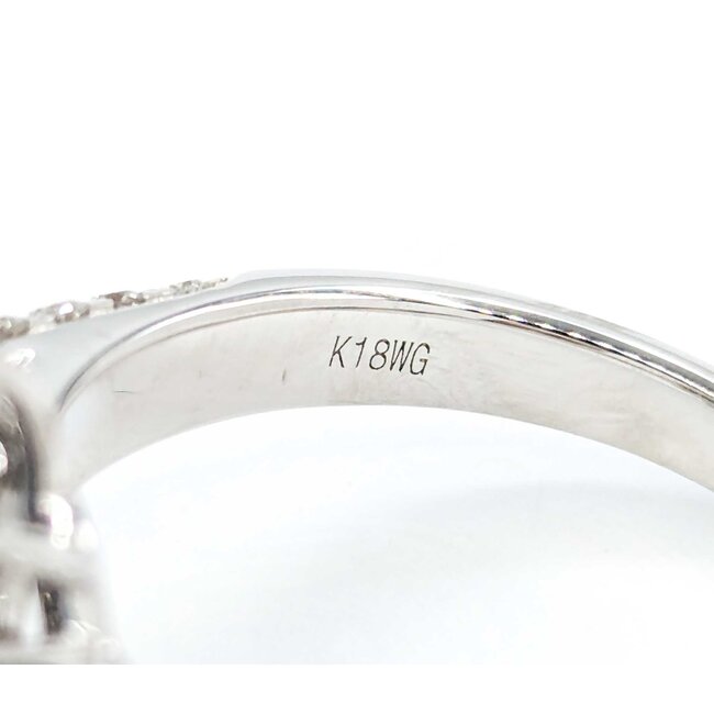 Ring 1.25ctw Round, Princess & Marquise Diamonds 1.02ct Sapphire 18kw sz6 124110163