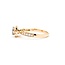 Ring Engagement .58ctw Princess & Round Diamonds 14kr sz7 124110303