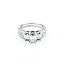 Ring Engagement 2.0ctw Emerald/Princess Diamond 14kw sz6.5 224110304