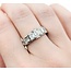 Ring Engagement 2.0ctw Emerald/Princess Diamond 14kw sz6.5 224110304