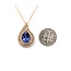 Pendant .55ctw Round Diamonds 2.61ct Purple Tanzanite 1x.55" 14kr 16-18" 124111257