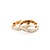 Earrings 1.00ctw Princess Diamonds Hoop Channel Set .75x.1" 14kr 124114010