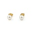 Earrings Stud 6mm Round Pearl 14ky 224114159