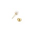 Earrings Stud 6mm Round Pearl 14ky 224114159