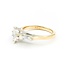 Ring Engagement 3 Stone .50ct Marquise Diamond .32ctw Diamonds 14ky sz6.25 224110309