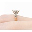 Ring Engagement 3 Stone .50ct Marquise Diamond .32ctw Diamonds 14ky sz6.25 224110309