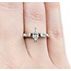 Ring Engagement 3 Stone .50ct Marquise Diamond .32ctw Diamonds 14ky sz6.25 224110309