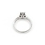 Ring Engagement Peek a Boo .65ct Princess Diamond .12ctw Diamonds 18kw sz6 224110308