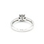 Ring Engagement Peek a Boo .65ct Princess Diamond .12ctw Diamonds 18kw sz6 224110308
