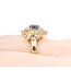 Ring 1.00ctw Round & Baguette Diamonds .80ct Purple Sapphire 14ky sz8.5 124110152